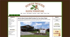 Desktop Screenshot of northwoodsfurniturestore.com
